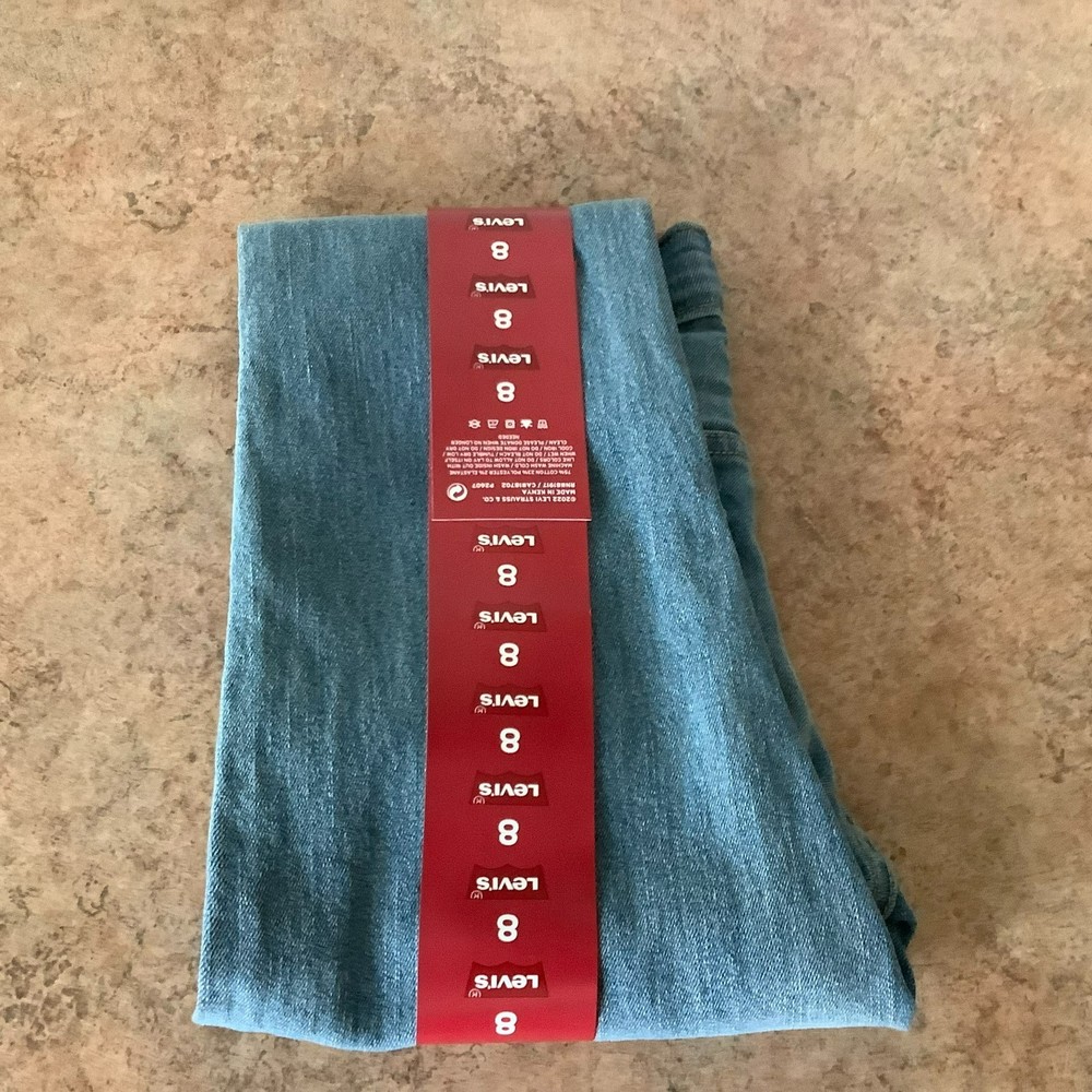 Boys Levi's 511 slim flex stretch light blue jeans size 8 - Picture 4 of 6